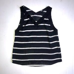 Who What Wear Striped Tank Top